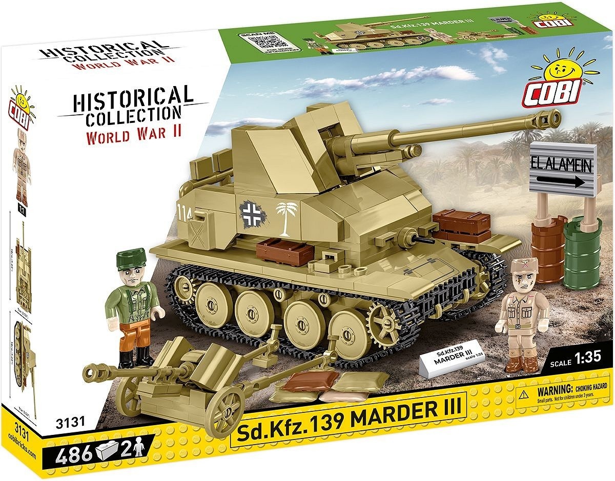 Cobi klotsid Blocks Sd.Kfz. Marder III 486 blocks