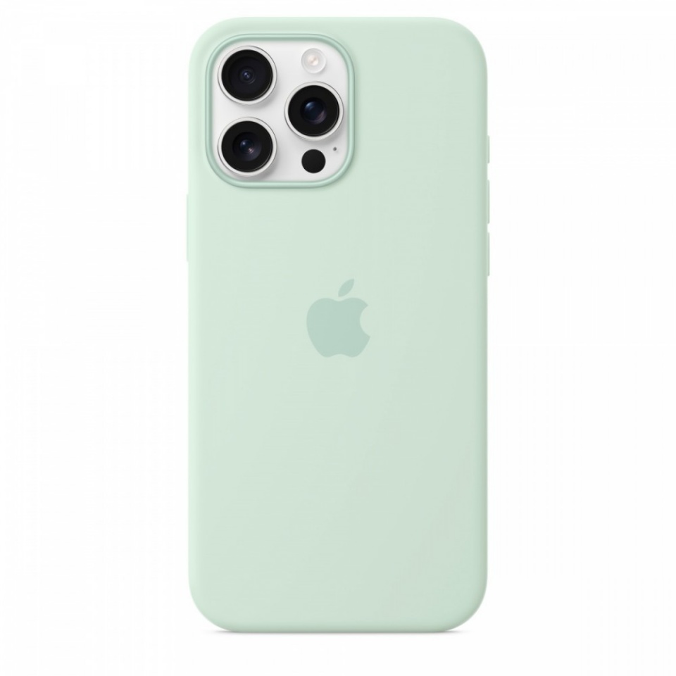 Apple kaitsekest iPhone 16 Pro Max Silicone Case with MagSafe - Aquamarine, heleroheline