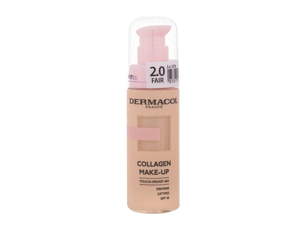 Dermacol jumestuskreem Collagen Make-up 20ml, Fair 2.0, naistele