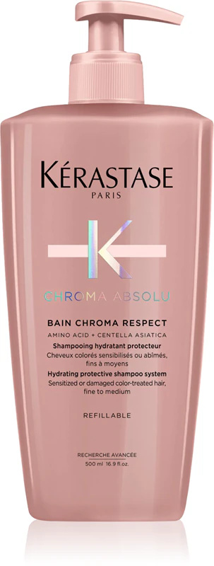 Kérastase šampoon Chroma Absolu Bain Chroma Respect 500ml, naistele