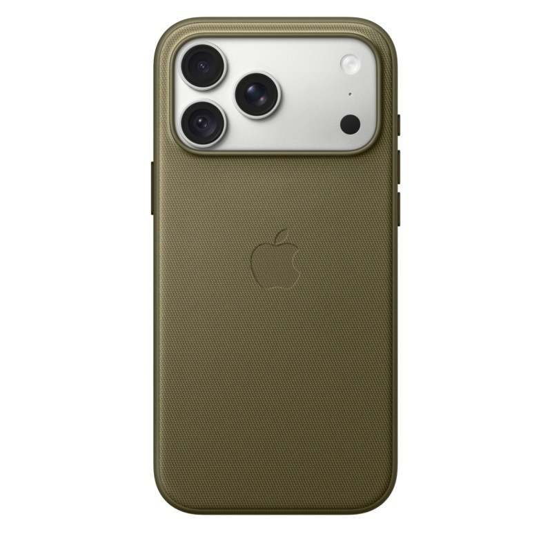 Apple kaitsekest iPhone 18 Pro Max TechWoven with MagSafe Olive
