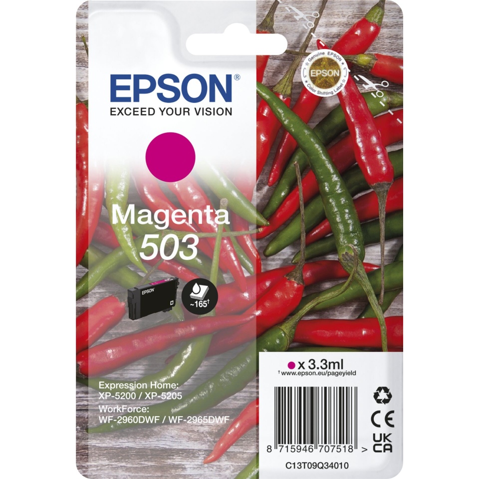 Epson tindikassett Epson punane 503 T09Q3