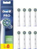 Braun lisaharjad EB50-8 Oral-B Cross Action Pro Electric Toothbrush Attachments, 8tk, valge