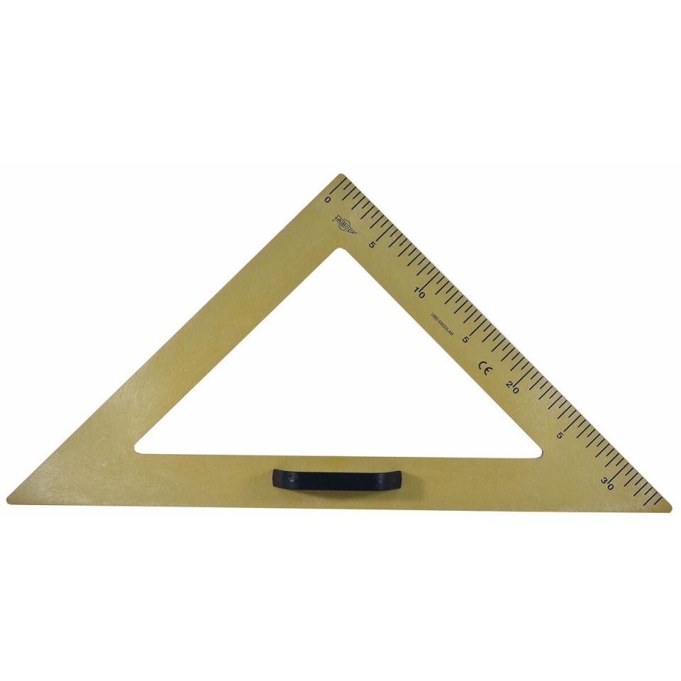 Faibo Kolmnurkjoonlaud pruun Plastmass 50cm