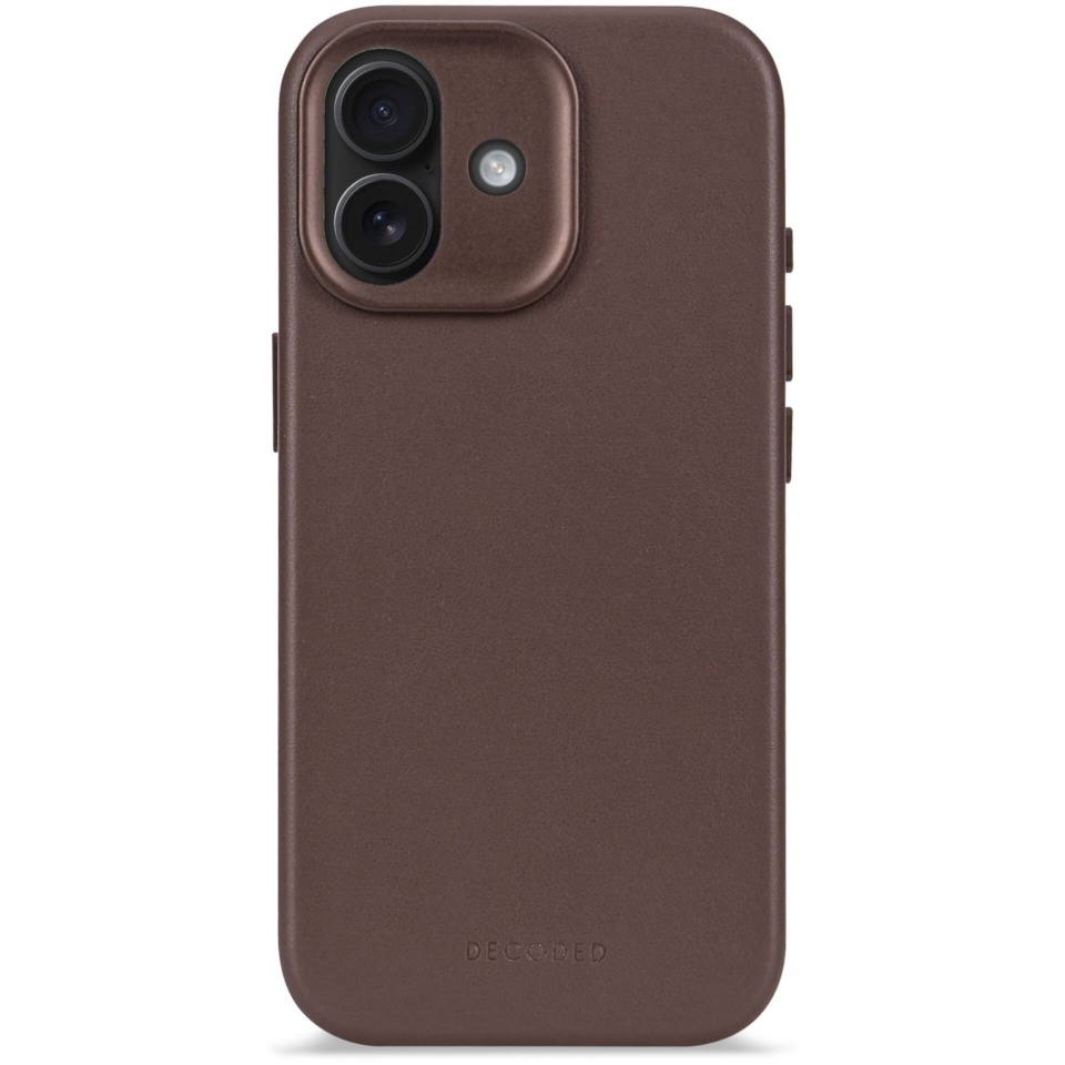 Decoded kaitsekest Leather Backcover iPhone 17 Chocolate pruun