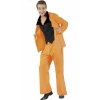 Maskeraadi kostüüm täiskasvanutele 70s oranž Diskomuusika L