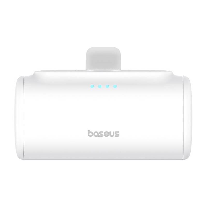 Baseus akupank Compact 5000mAh, 20W, USB-C (valge)