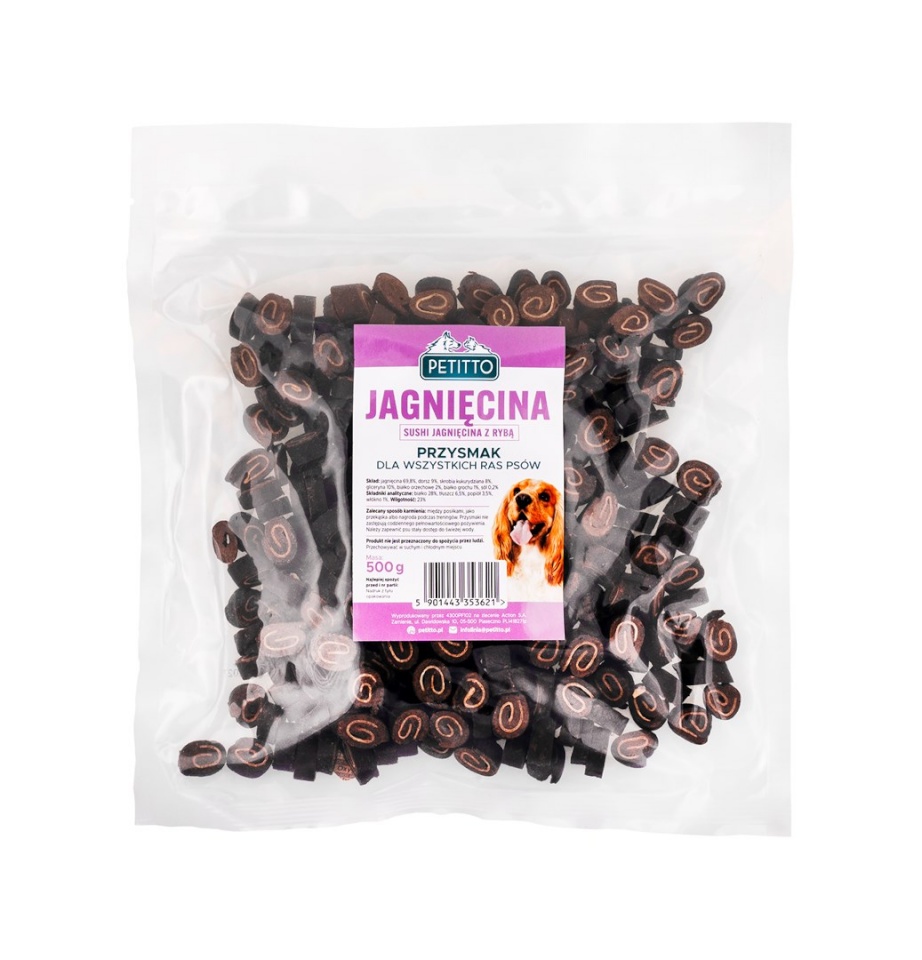 Petitto maius koerale Sushi Lamb with Fish, 500g