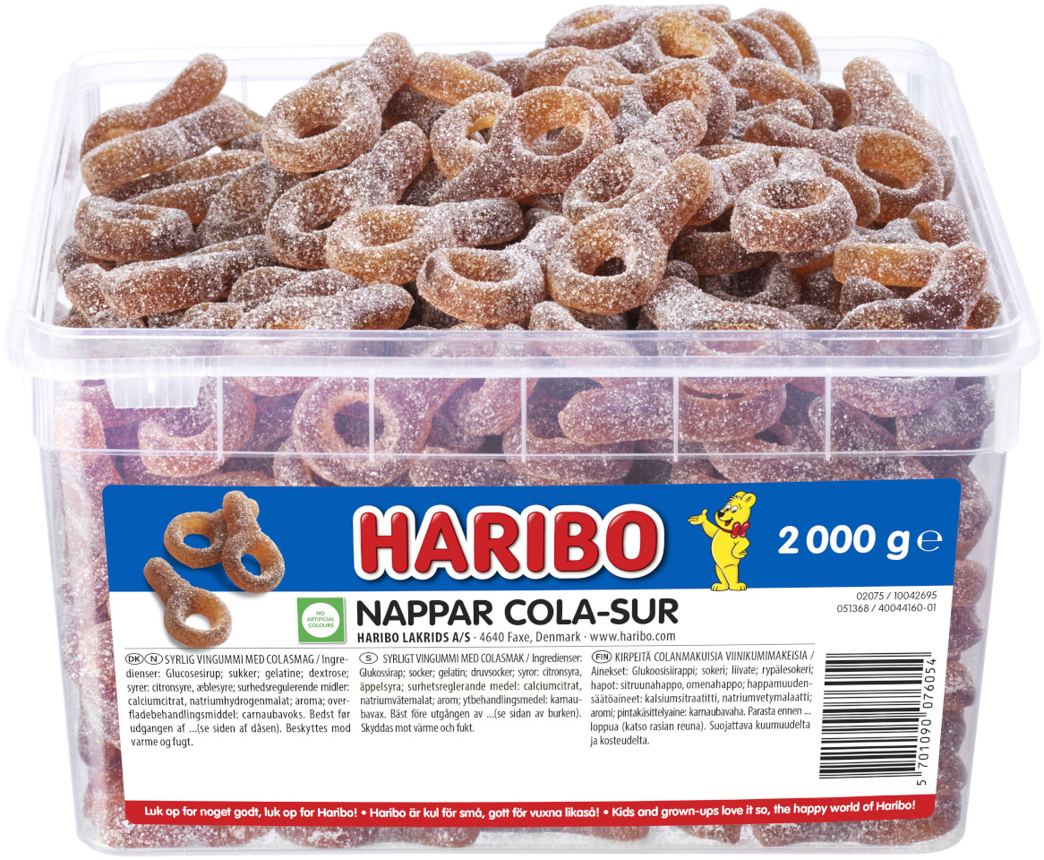 Haribo lahtised kommid Kierpeä Colatutti, 2kg