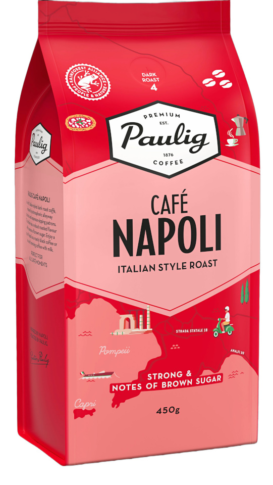 Paulig kohvioad Café Napoli, 450g