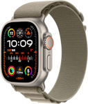 Apple Watch Ultra 2 GPS + Cellular 49mm Titanium Case with Olive Alpine Loop, Medium