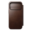 Nomad kaitsekest Modern Leather Folio iPhone 17 Pro Rustic pruun H.