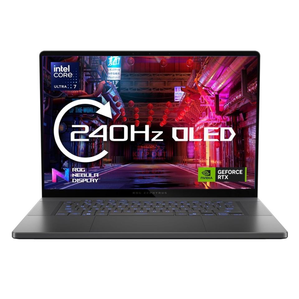 ASUS sülearvuti ROG Zephyrus G16 Intel Core Ultra 7 255H Laptop 40.6 cm 16" 2.5K 16GB RAM LPDDR5x-SDRAM 1TB SSD NVIDIA GeForce RTX 5060 Wi-Fi 7 802.11be Windows 11 Home hall