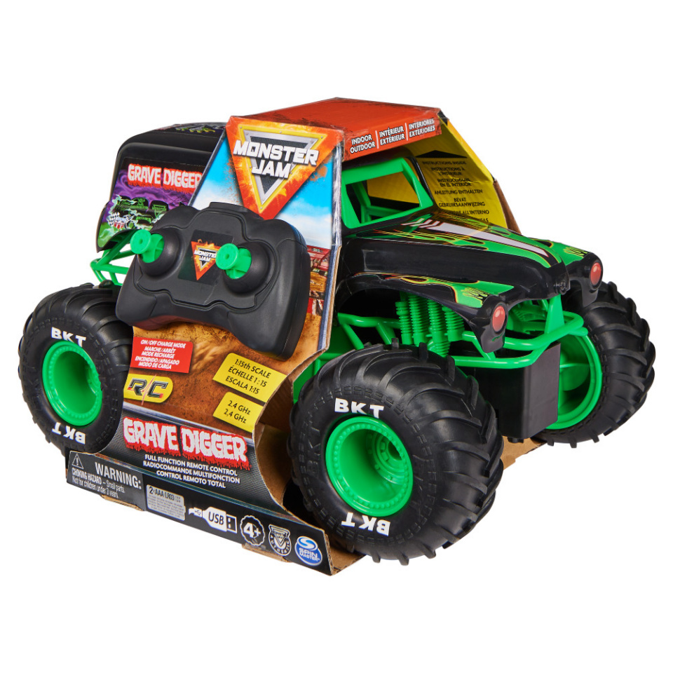 Monster Jam MONSTER JAM 1:15 RC monster truck Grave Digger, 6068258