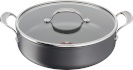 Tefal pann Jamie Oliver Cook's Classics HA Frying Pan with Glass Lid, 30cm/5,4 L, must