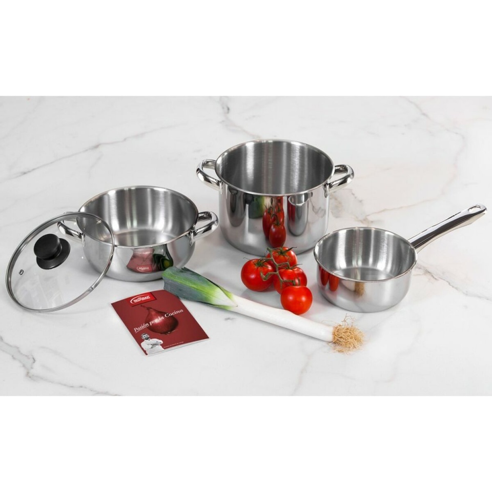 Inoxibar pottide komplekt teras