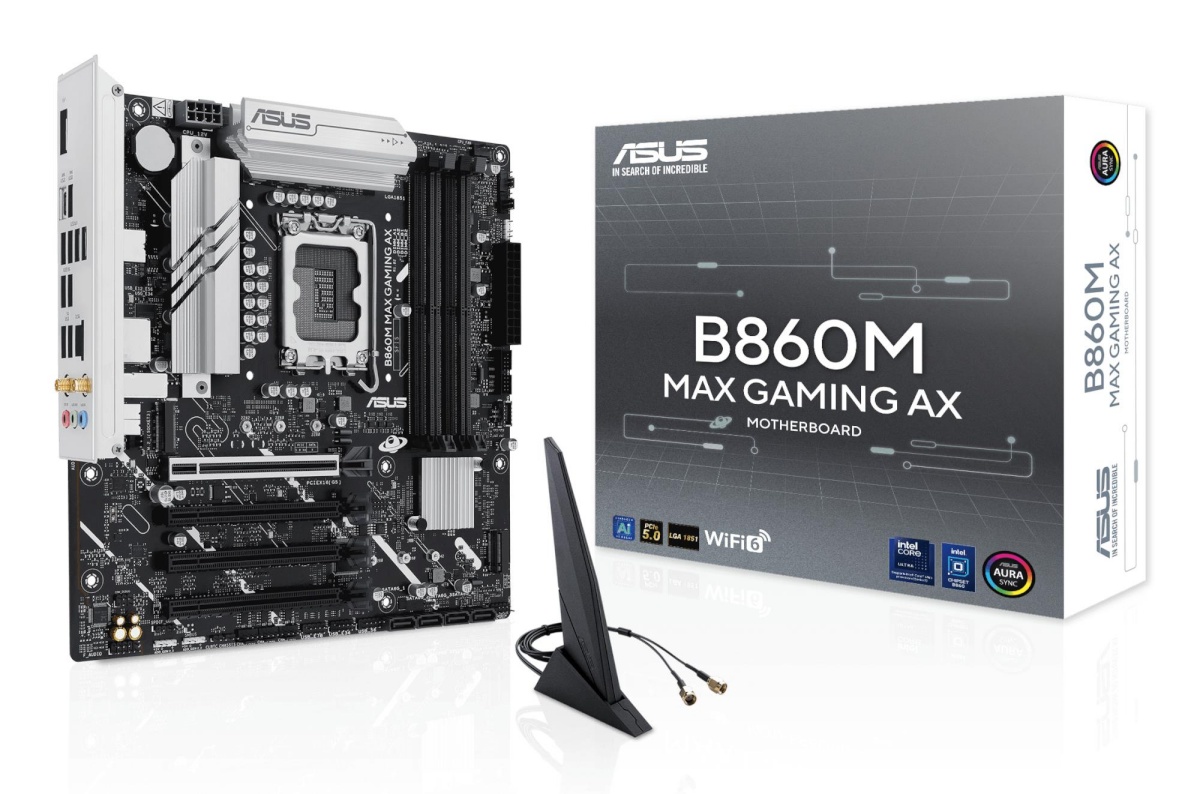 Asus emaplaat Mb B860 S1851 Matx/b860m Max Gaming Ax