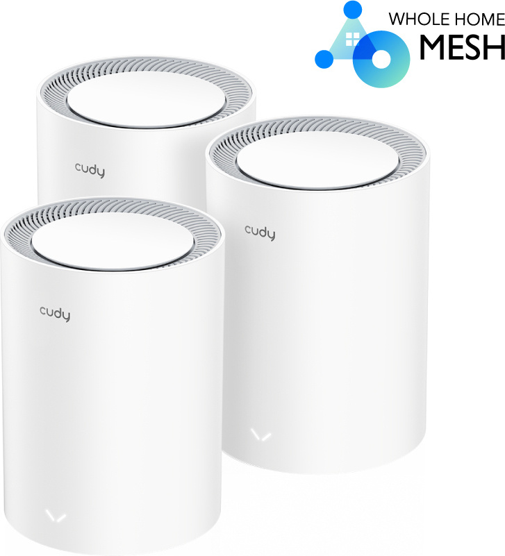 Cudy M3000 WiFi 6 võrgusüsteem, 3 tk pakis