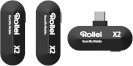 Rollei juhtmevaba mikrofon Hear:Me Wireless Mobile X2 kompaktne USB-C mikrofon