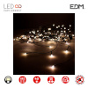 EDM LED Kardinavalgusti Icicle Easy-Connect Soe valge (200x50cm)