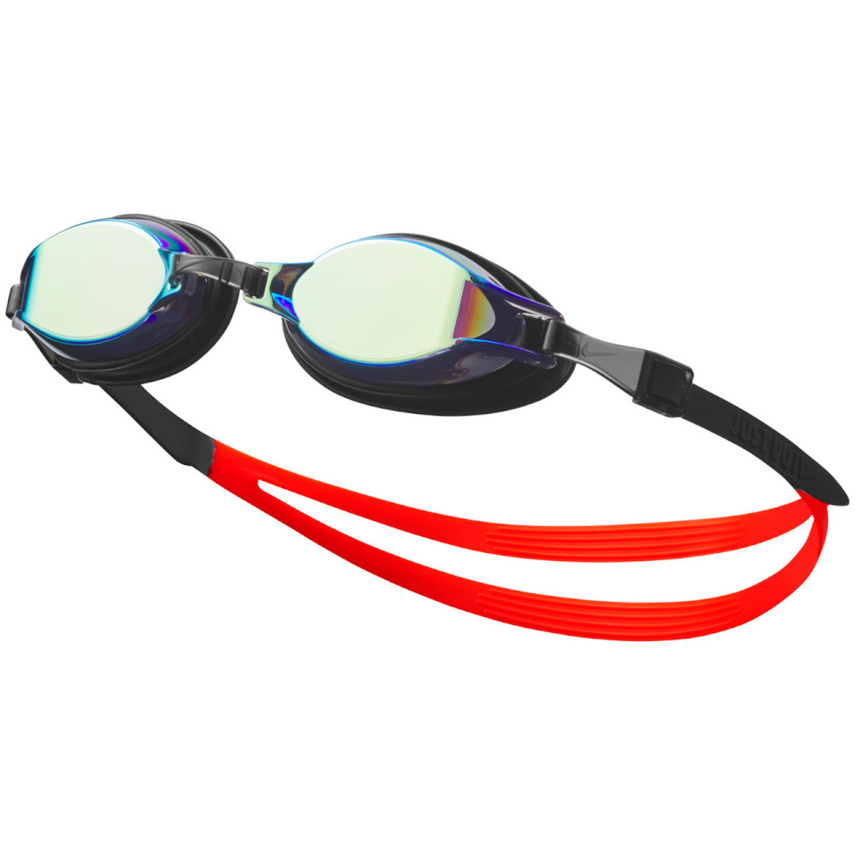 Nike ujumisprillid Os Chrome Mirrored must-punane NESSD125-710