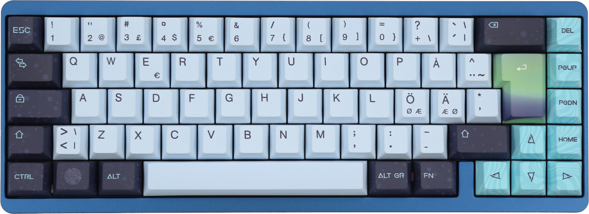 Varmilo klaviatuur Muse65 HE Aurora 65% RGB