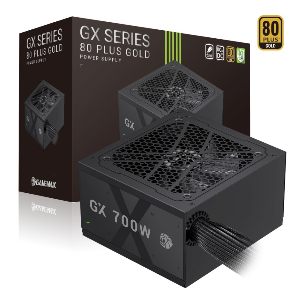 Gamemax toiteplokk Gamemax Power Supply, 80 PLUS, kuldne | GX 700G | 700 W