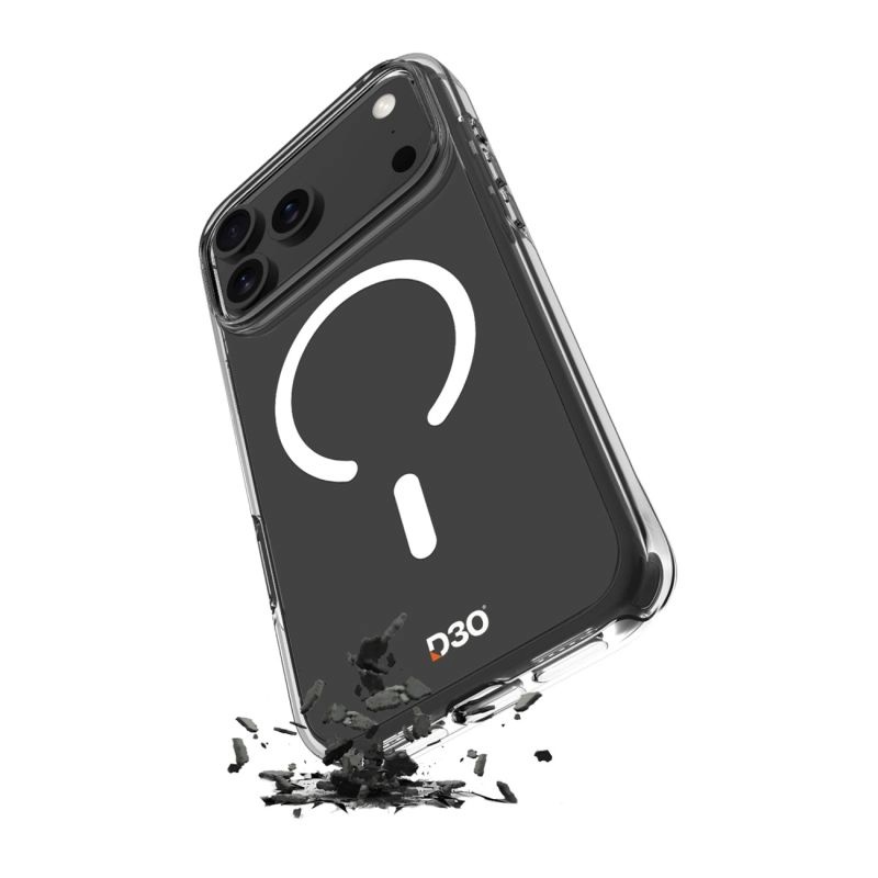 Puro Impact Clear Case Case Compatible with MagSafe for iPhone 17 Pro - Transparent iPhone 17 Pro