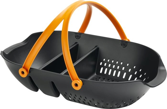 Fiskars aiasaaduste korv Garden Harvest Basket Plus, must/oranž