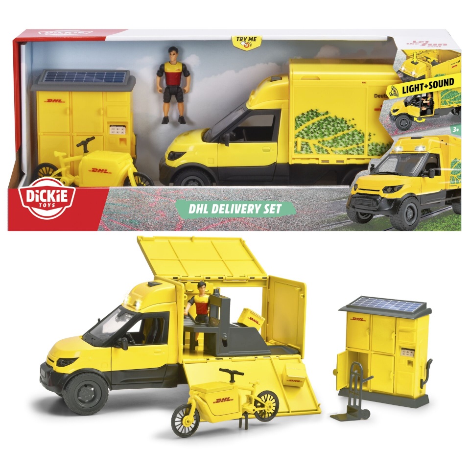 Dickie mänguauto Dickie DHL Delivery Set 203747020