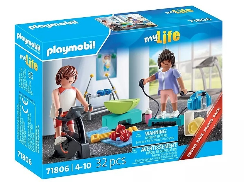 Playmobil klotsid Set z My Life 71806 Trening fitness