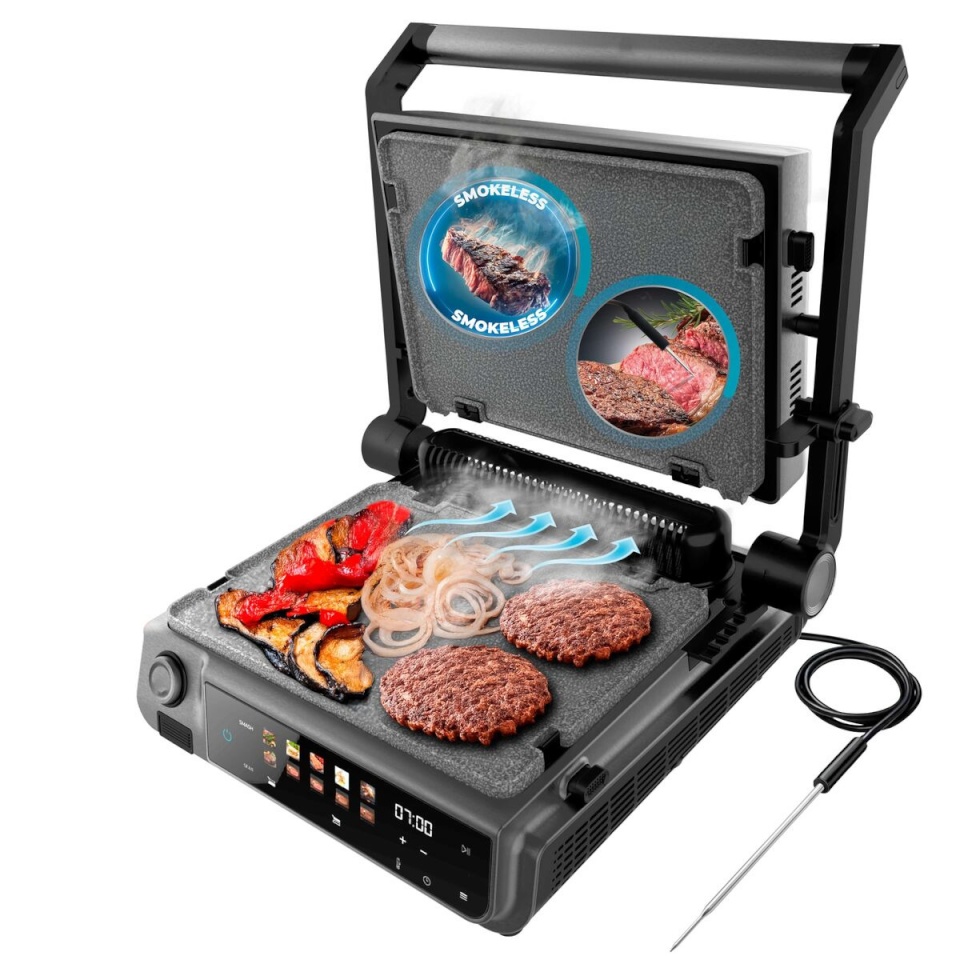 Cecotec Elektrigrill Rock'nGrill 2000 Smash PerfectCook 2000 W