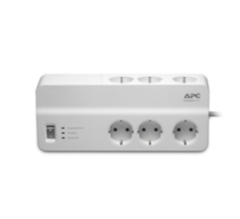 APC pikendusjuhe Essential 230V 6 pesaga, 2m, valge