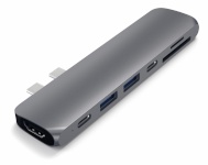 Satechi adapter USB-C Pro Hub 4K HDMI, Space Gray