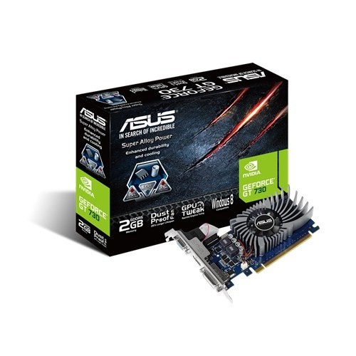 ASUS videokaart nVidia GeForce GT 730 2GB GDDR5, 90YV06N2-M0NA00