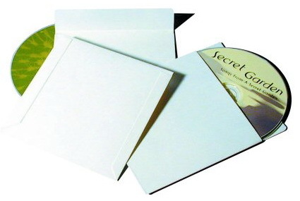 CD-ümbrikud valge 50-pakk