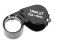 Balloon luup Jewelry Magnifier Triplet 20x 18mm