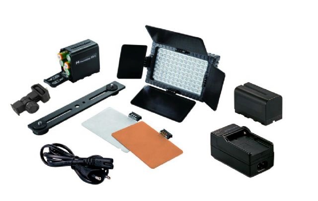 Falcon Eyes videovalgusti DV-160V-K2 LED + aku