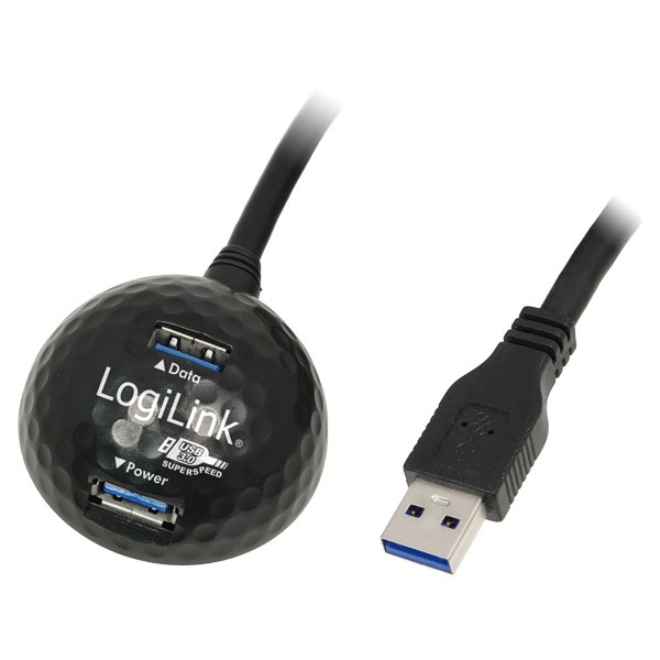 Logilink kaabel Extension Cable USB3.0 with Docking Station