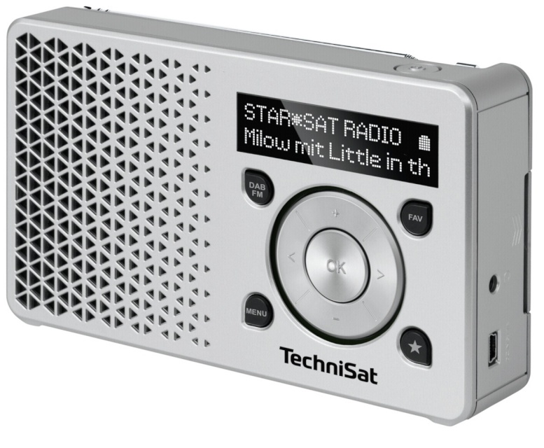 Technisat raadio DigitRadio 1 hõbedane