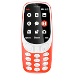 Nokia mobiiltelefon 3310 Dual SIM Warm Red EST