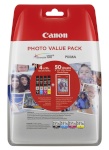 Canon tindikassett CLI-551XL Value Pack C/M/Y/BK + fotopaber PP-201 (10x15cm, 50 lehte)