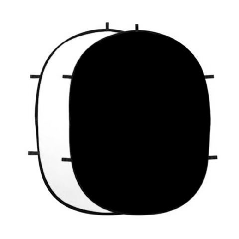 StudioKing taust Background Board White/Black 240x240 cm