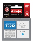 Activejet tindikassett AEB-712N (Epson, T0712, T0892, T1002 supreme 15ml tsüaan)