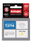 Activejet tindikassett AE-27YNX (Epson, 27XL T2714 supreme 18,2ml yellow Chip)