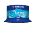 Verbatim toorikud CD-R 80/700MB 52x AZO Cake 50tk.