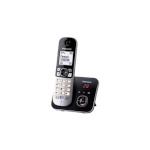 Panasonic telefon Cordless KX-TG6821FXB must/hõbedane, Wireless connection, Speakerphone, Caller ID, Conference call, Built-in display