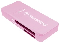 Transcend mälukaardilugeja RDF5R SDHC/SDXC/microSDHC/SDXC UHS I USB 3.0, roosa
