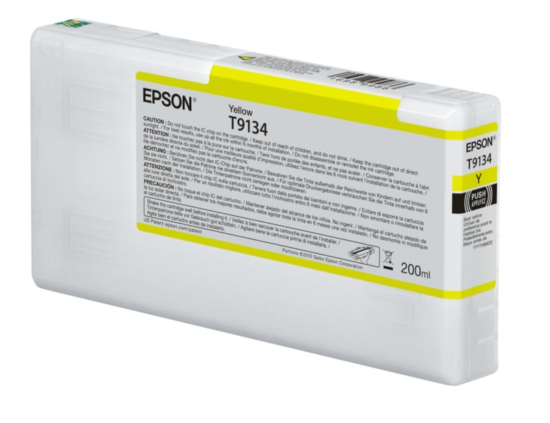 Epson tindikassett kollane T 913 200ml T 9134